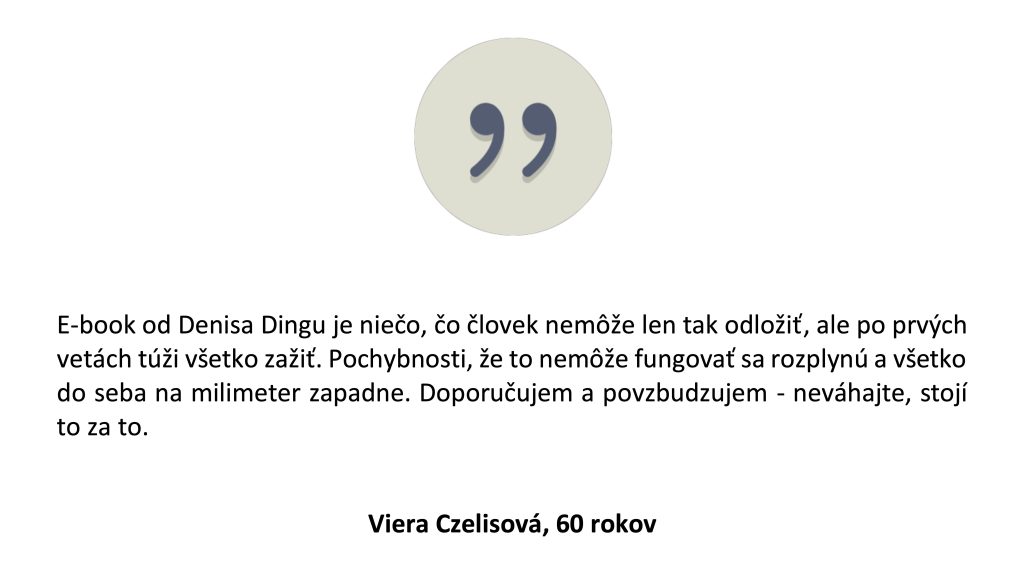 Recenzia absolventa, pôvodné znenie